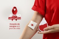Junho Vermelho: Doe Sangue, Doe Vida!